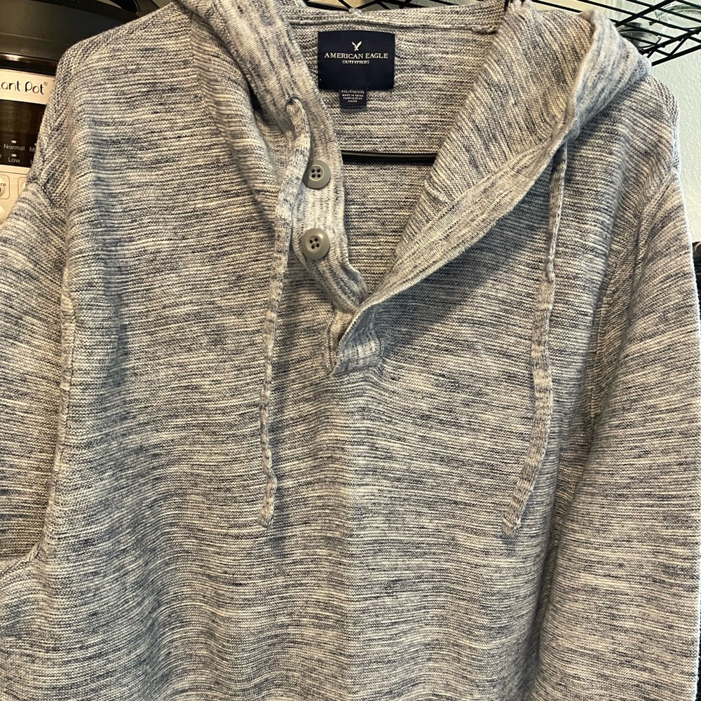 Mens Henley American Eagle pullover xxl